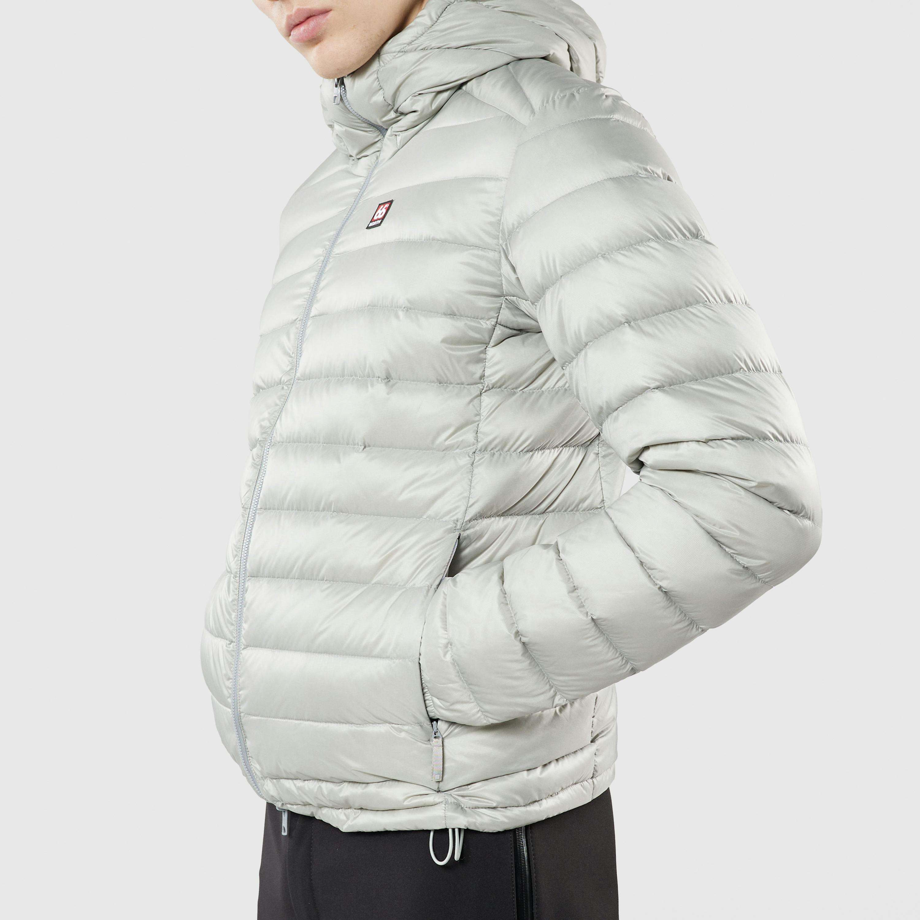 Men's Keilir Hooded Down Jacket Grey Sky