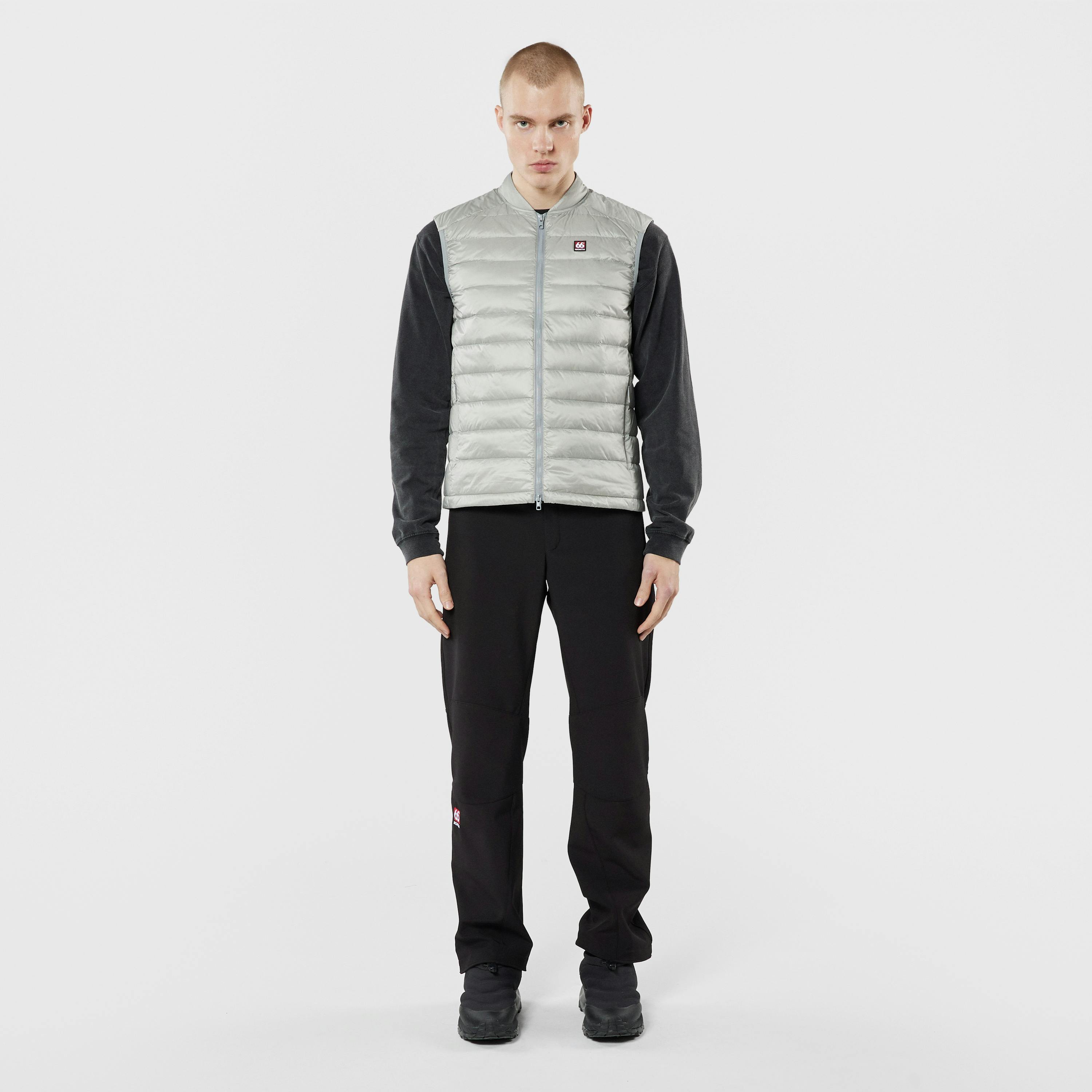 Men's Keilir Down Vest Grey Sky