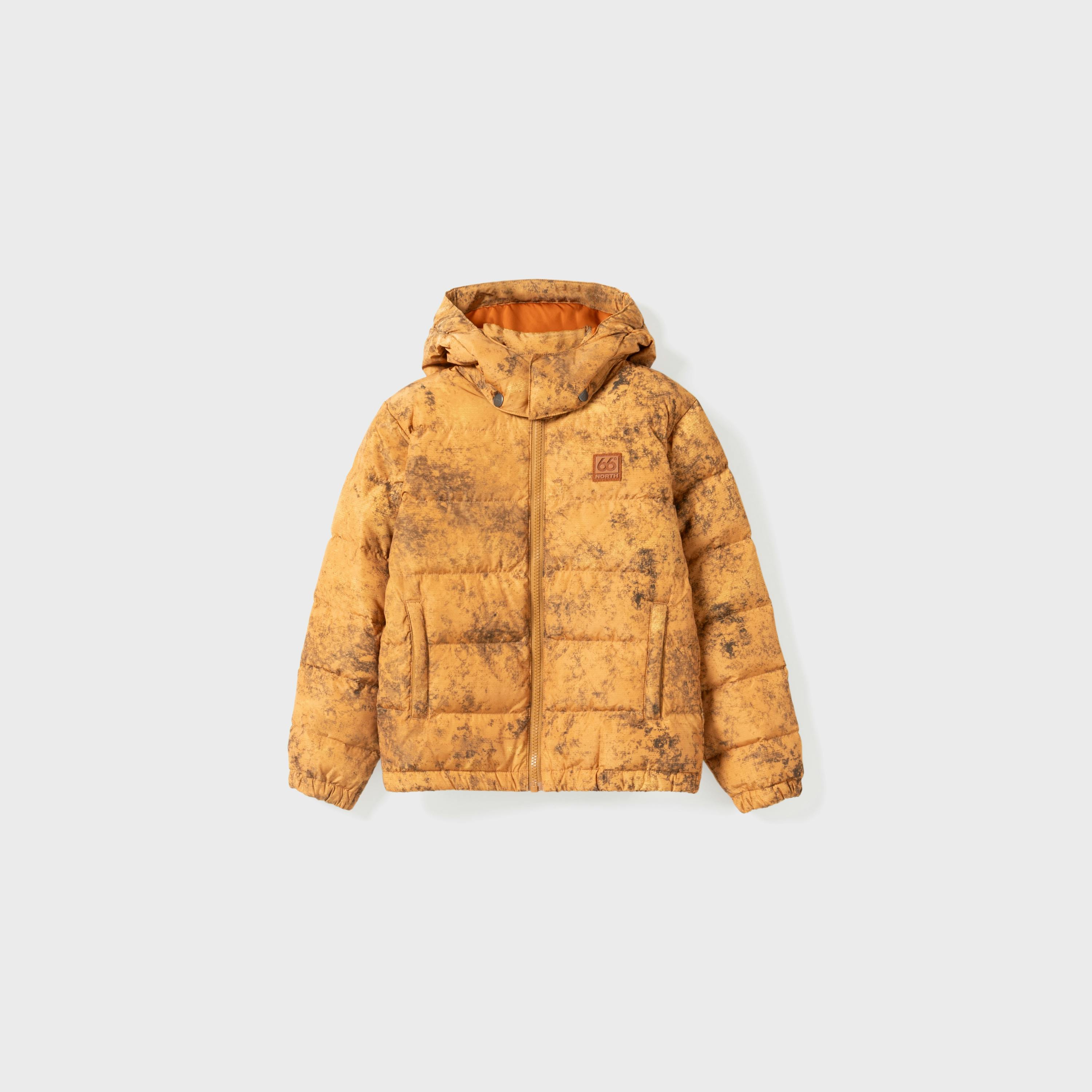 Loki Down Jacket AOP Fisherman Print