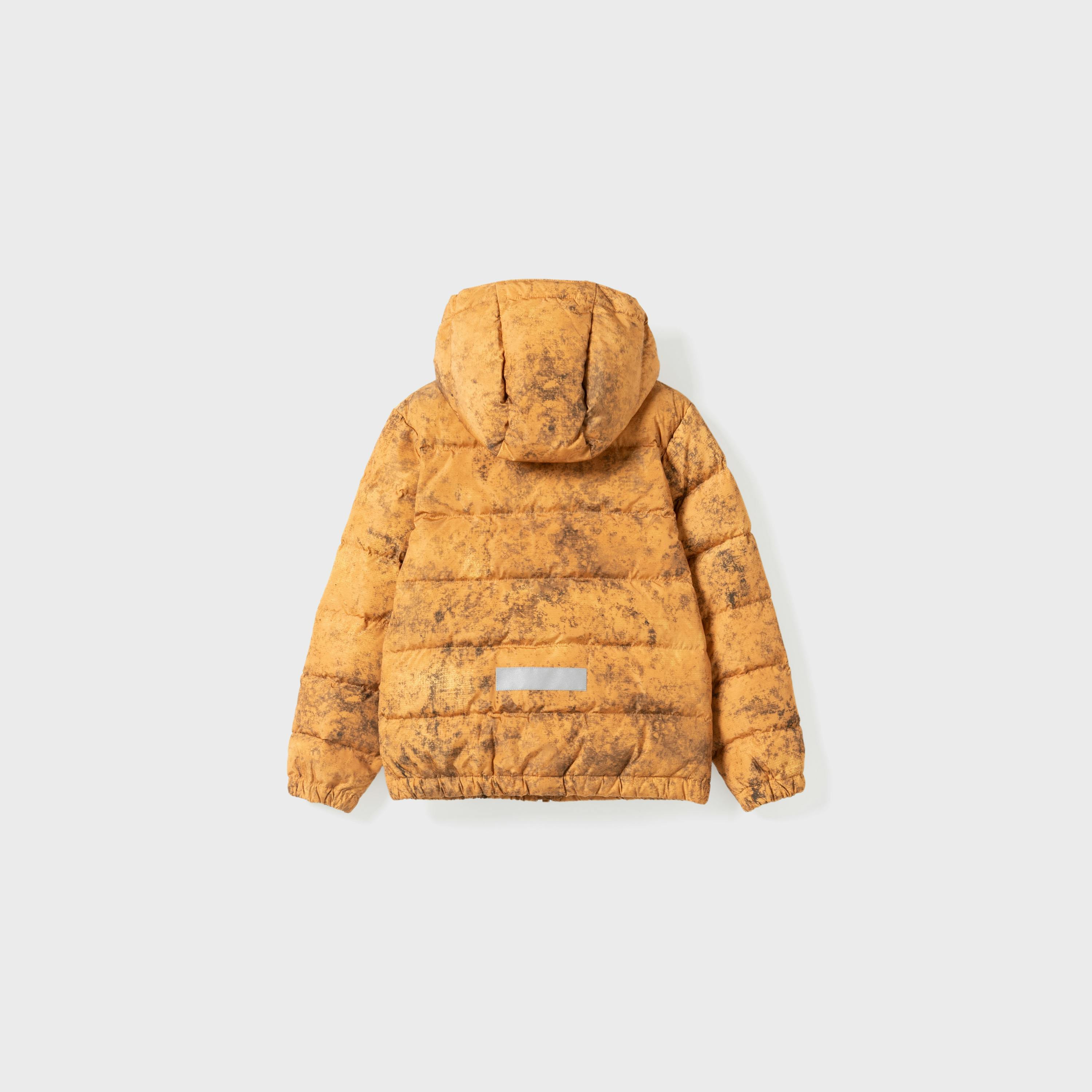 Loki Down Jacket AOP Fisherman Print