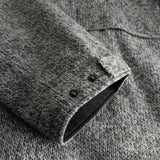 Vindur Fleece Lined Wool Coat Light Grey