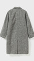 Vindur Fleece Lined Wool Coat Light Grey