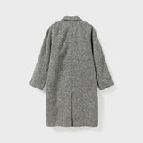 Vindur Fleece Lined Wool Coat Light Grey