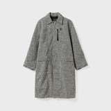 Vindur Fleece Lined Wool Coat Light Grey