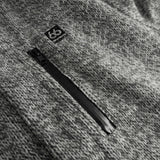 Vindur Fleece Lined Wool Coat Light Grey