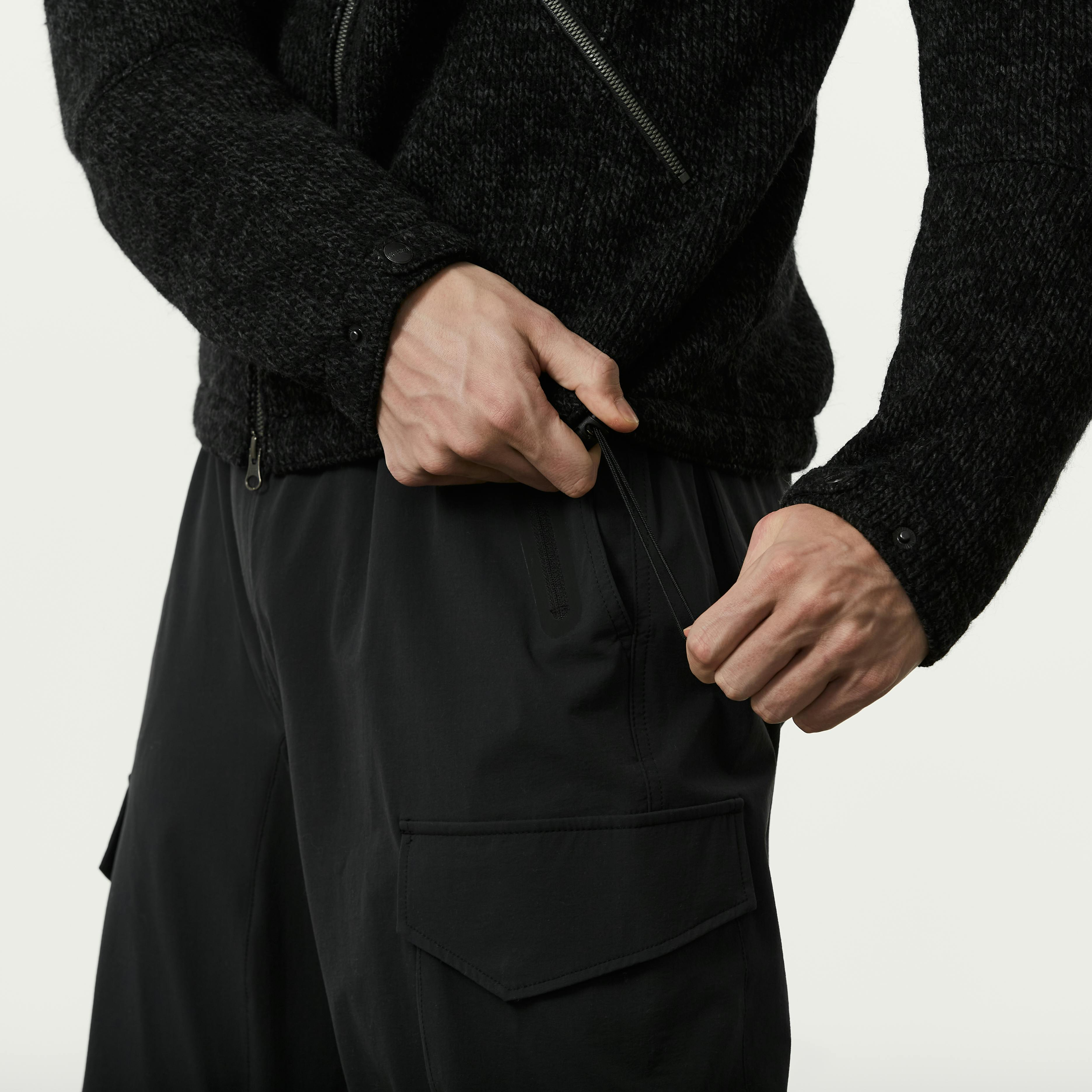 Vindur Fleece Lined wool jacket Charcoal