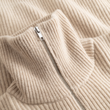Vonarstræti Zipped Wool Sweater