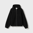 Vonarstræti Zipped Wool Hoodie