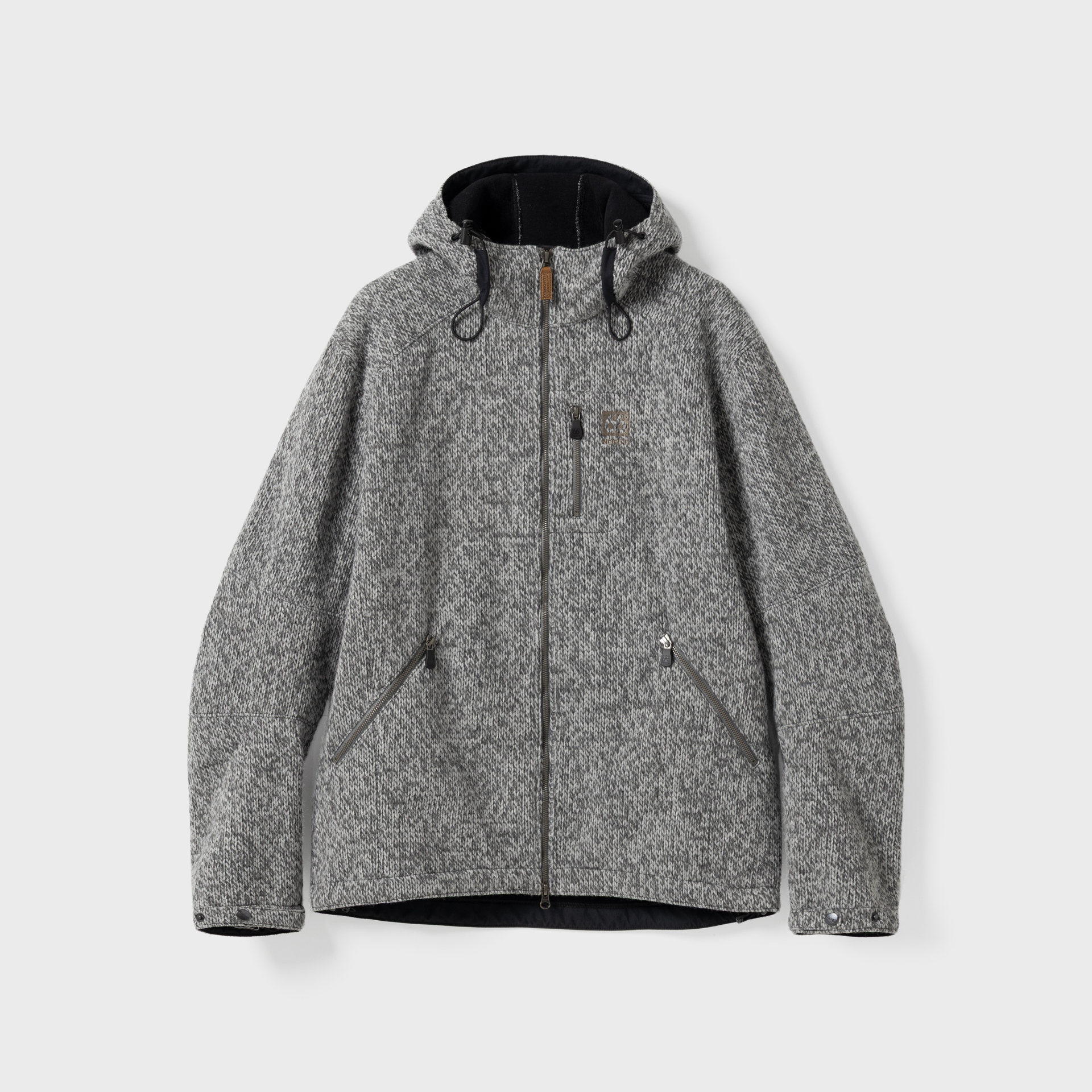 ジャケット・アウター argue WOOL FLEECE W-FACE SHIRTS COAT Men - Vindur Wool Jacket - Light Grey – 66°North