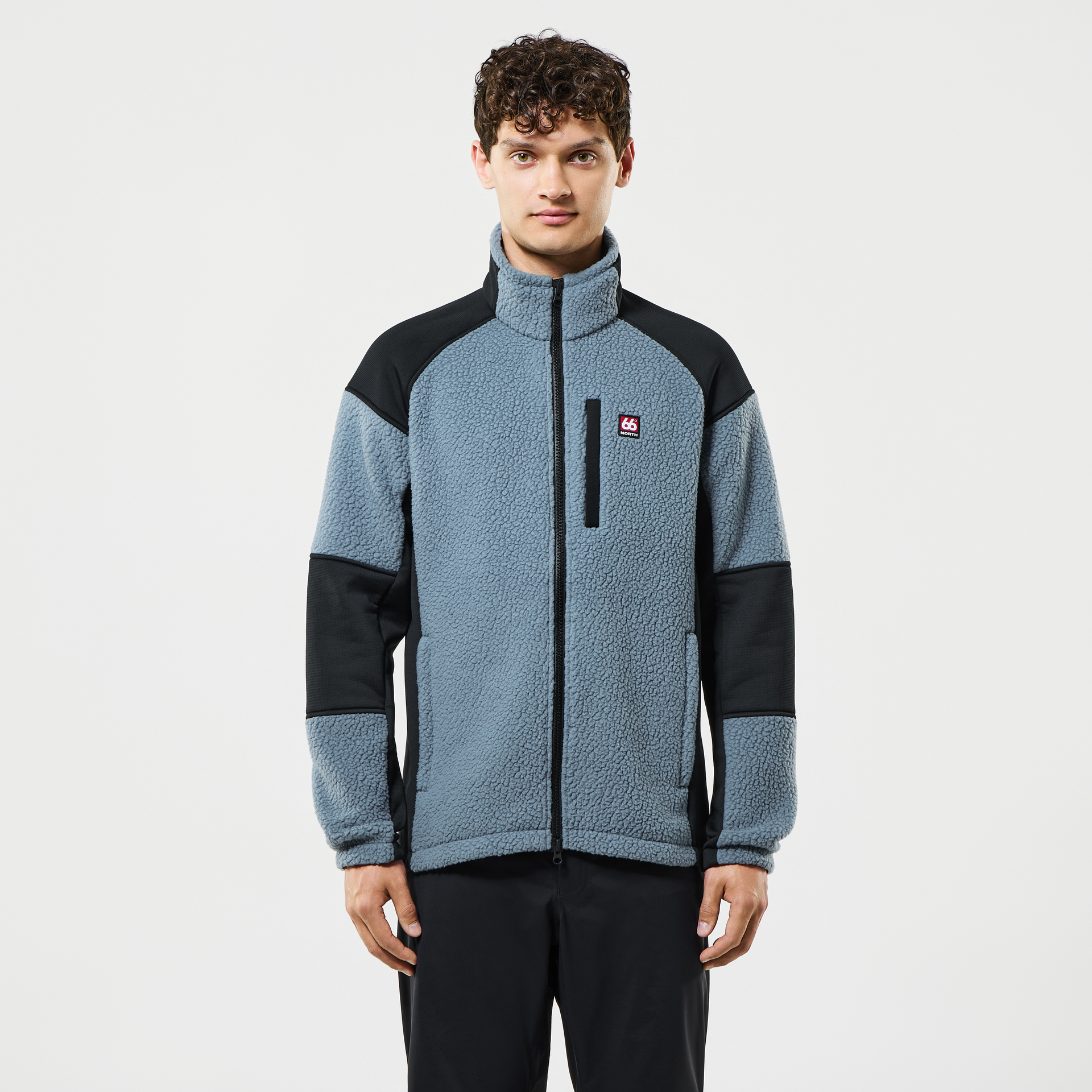 Men - Men's Tindur Shearling Jacket - Blue Mirage – 66°North