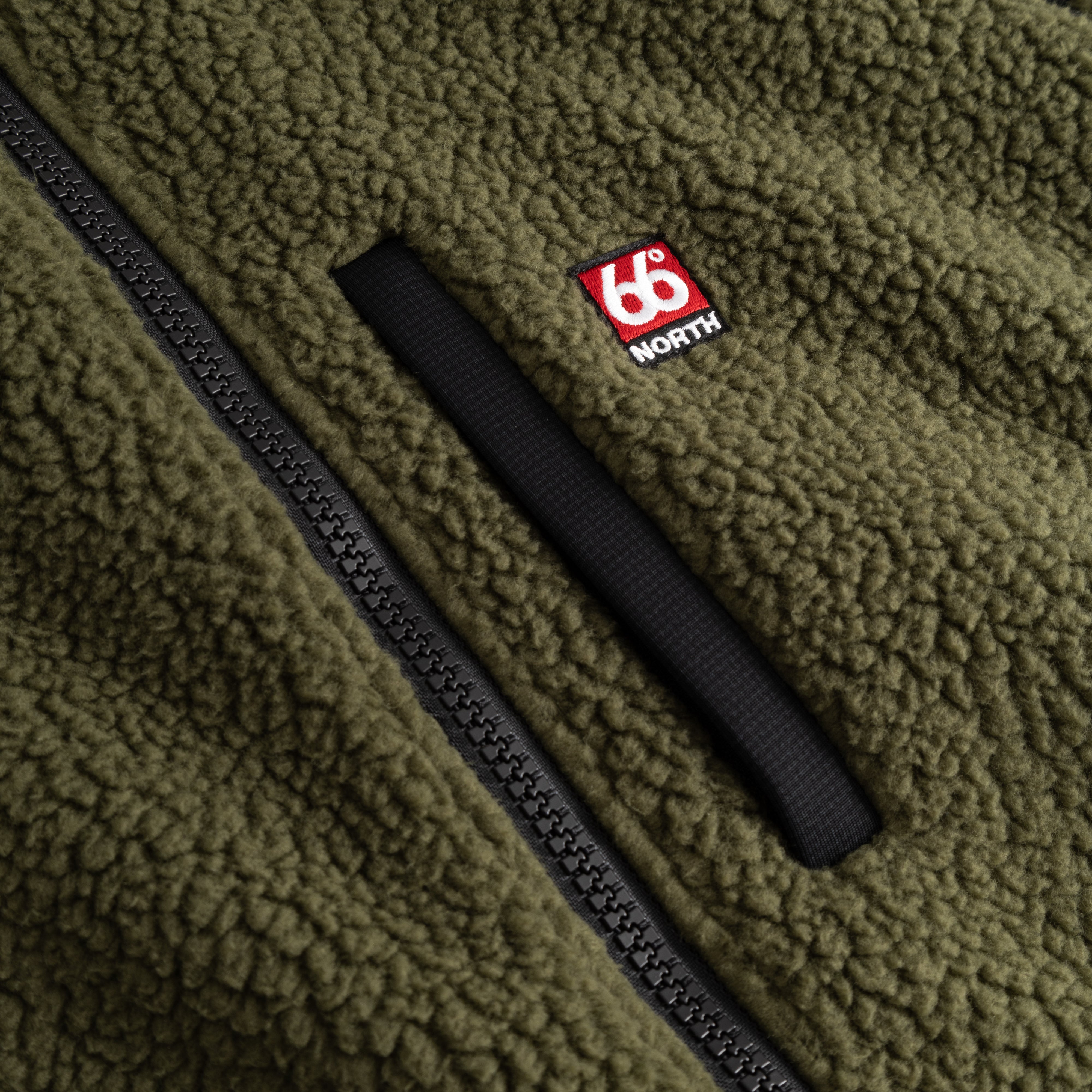 Men - Men's Tindur Shearling Jacket - Winter Moss – 66°North