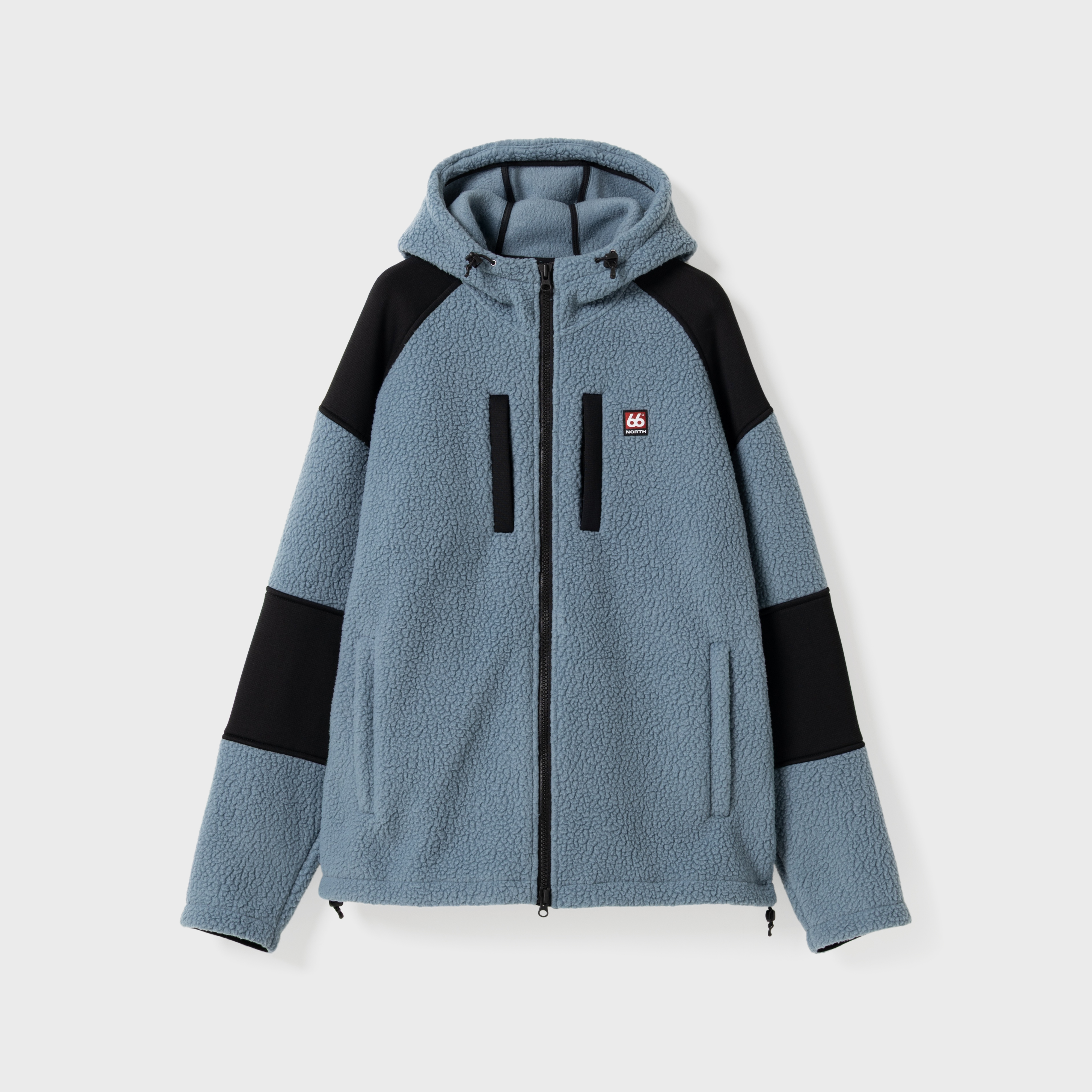 Men - Tindur Shearling Zipped Hoodie - Blue Mirage – 66°North Men - Tindur Shearling Zipped Hoodie - Blue Mirage – 66°North