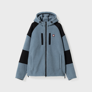 Tindur Shearling Zipped Hoodie