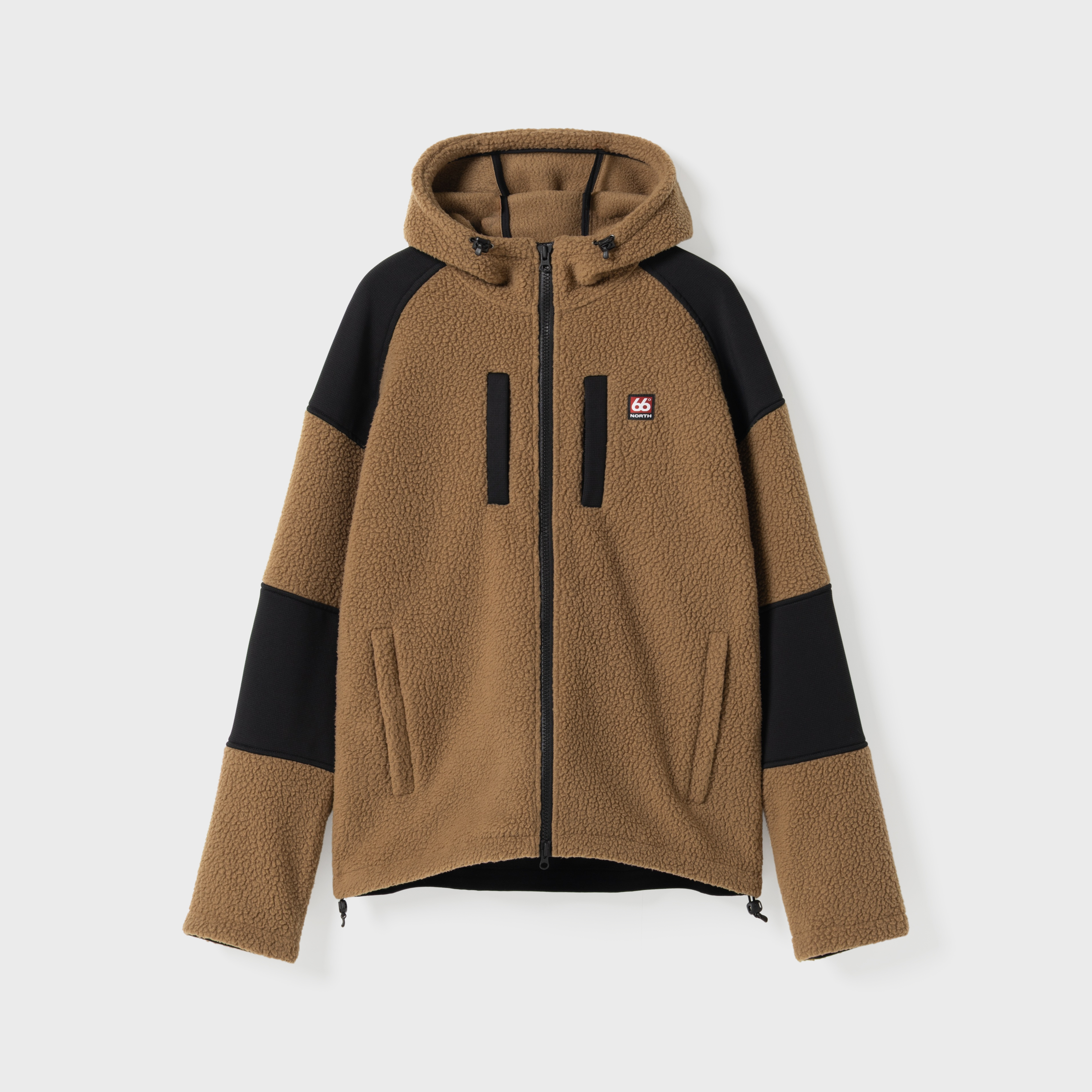 Tindur Shearling Zipped Hoodie