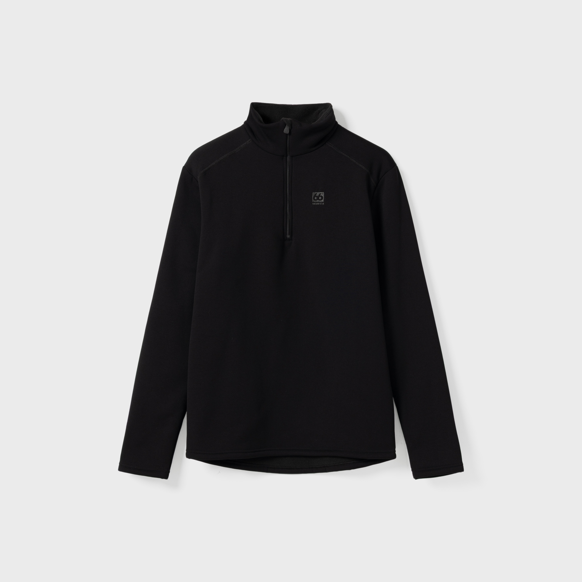 Men - Men's Vík Zip Neck - Black – 66°North