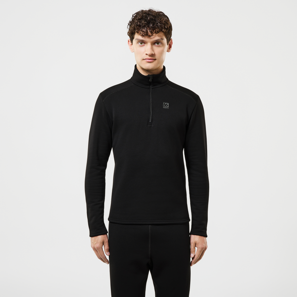 Men - Men's Vík Zip Neck - Black – 66°North