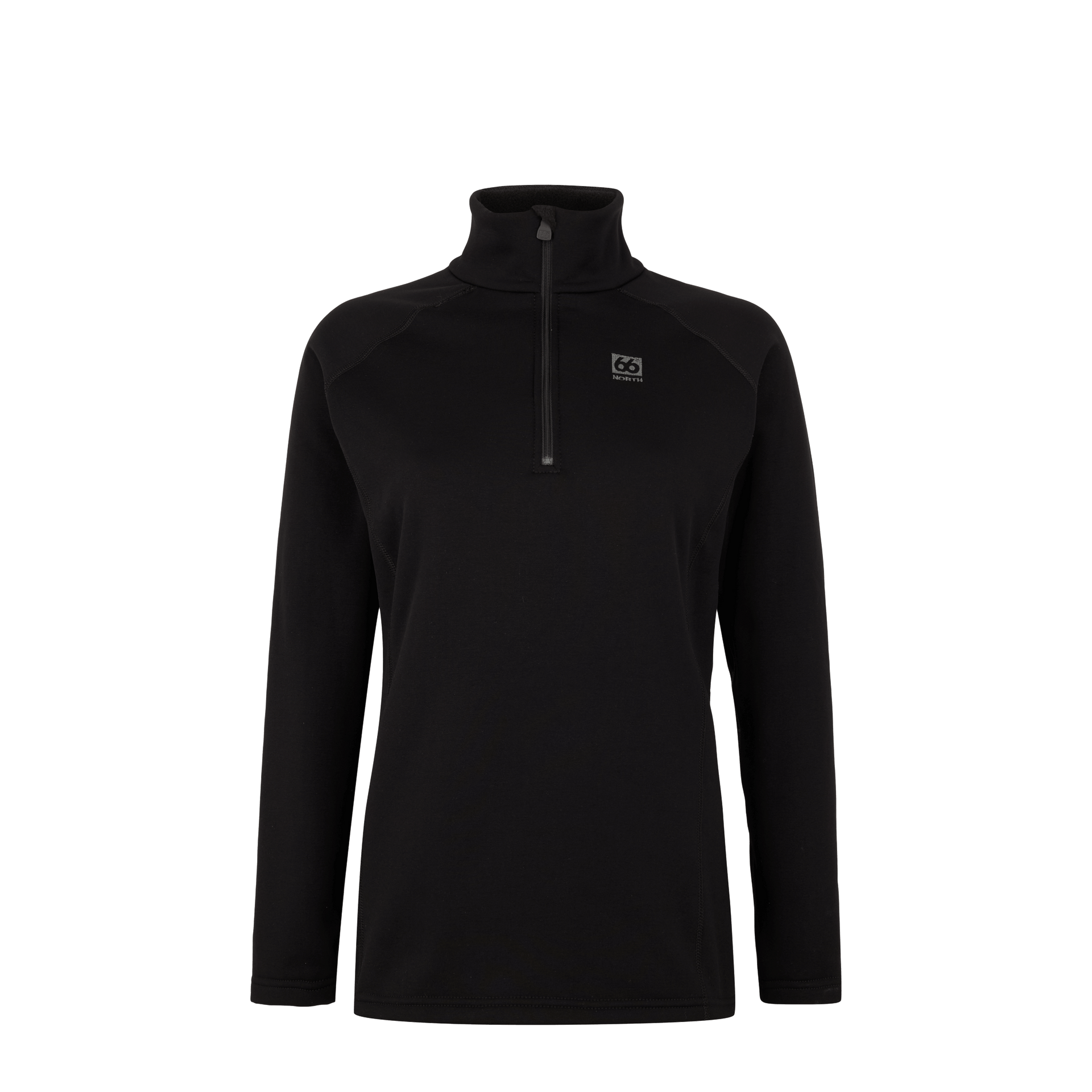 【nrykrsw 】 Men - Men's Hrannar Zipneck - Black – 66°North