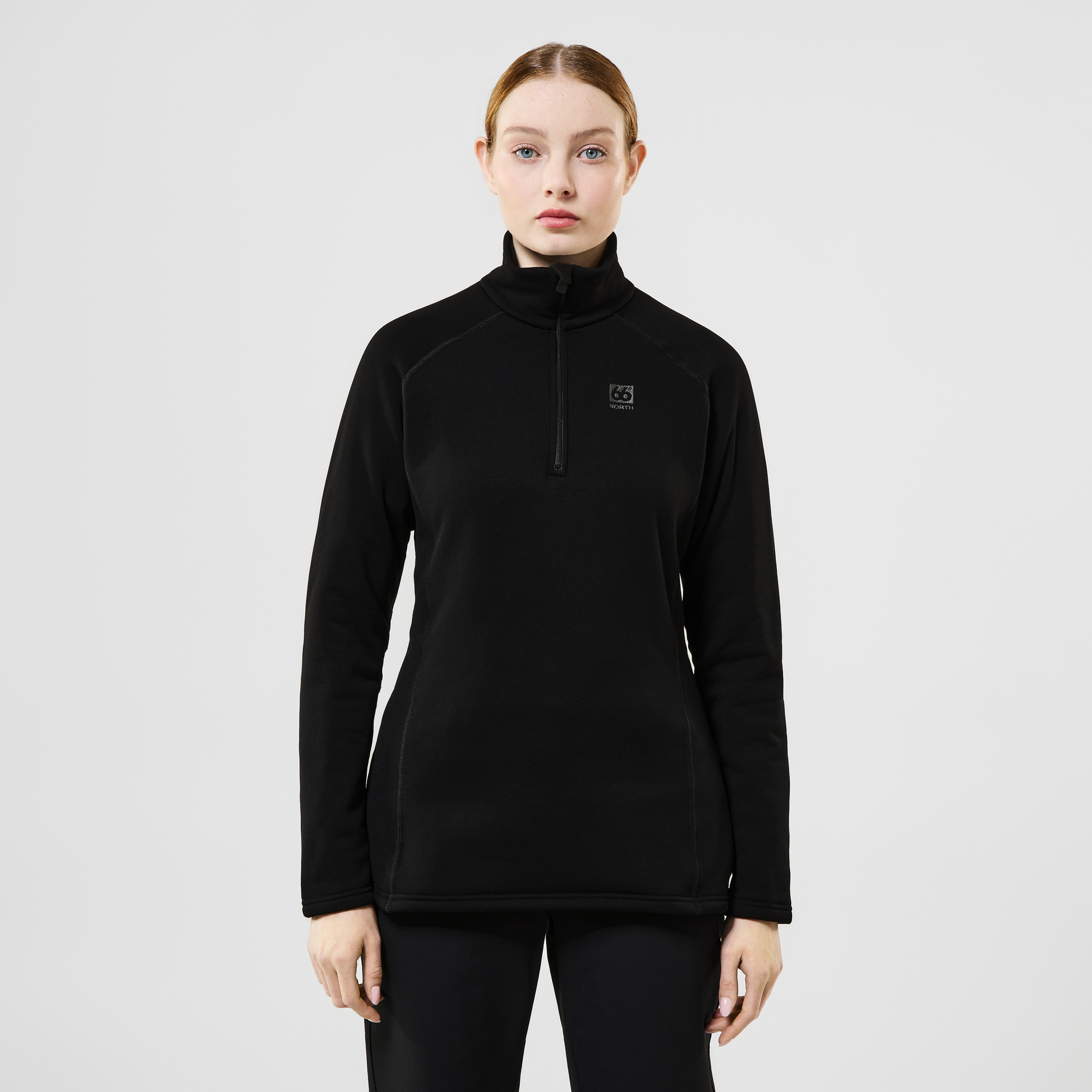 Women - Women's Vík Zip Neck - Black – 66°North