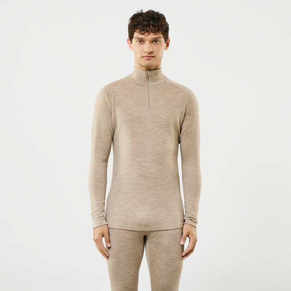 Men - Men's Básar Zip Neck - Arctic Fox – 66°North