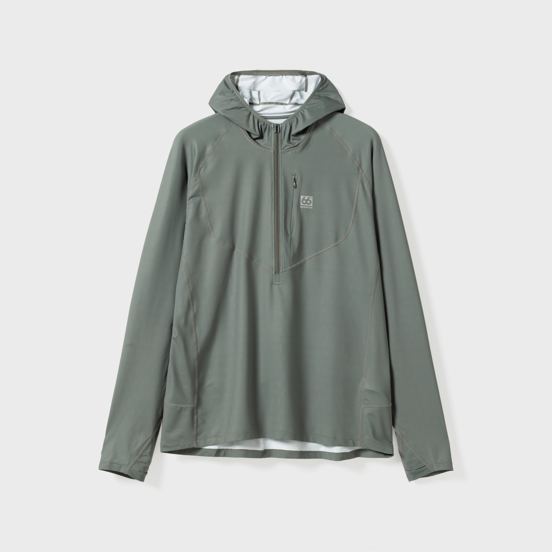 ゆ Men - Men's Ljósufjöll Hoodie - Glacial Clay – 66°North