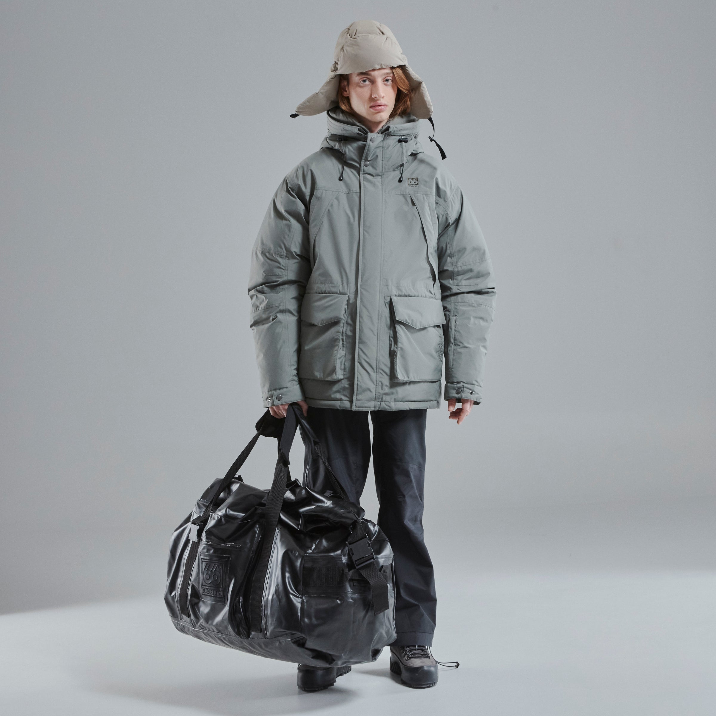 Fisherman's Duffle Bag 90L Black model-men