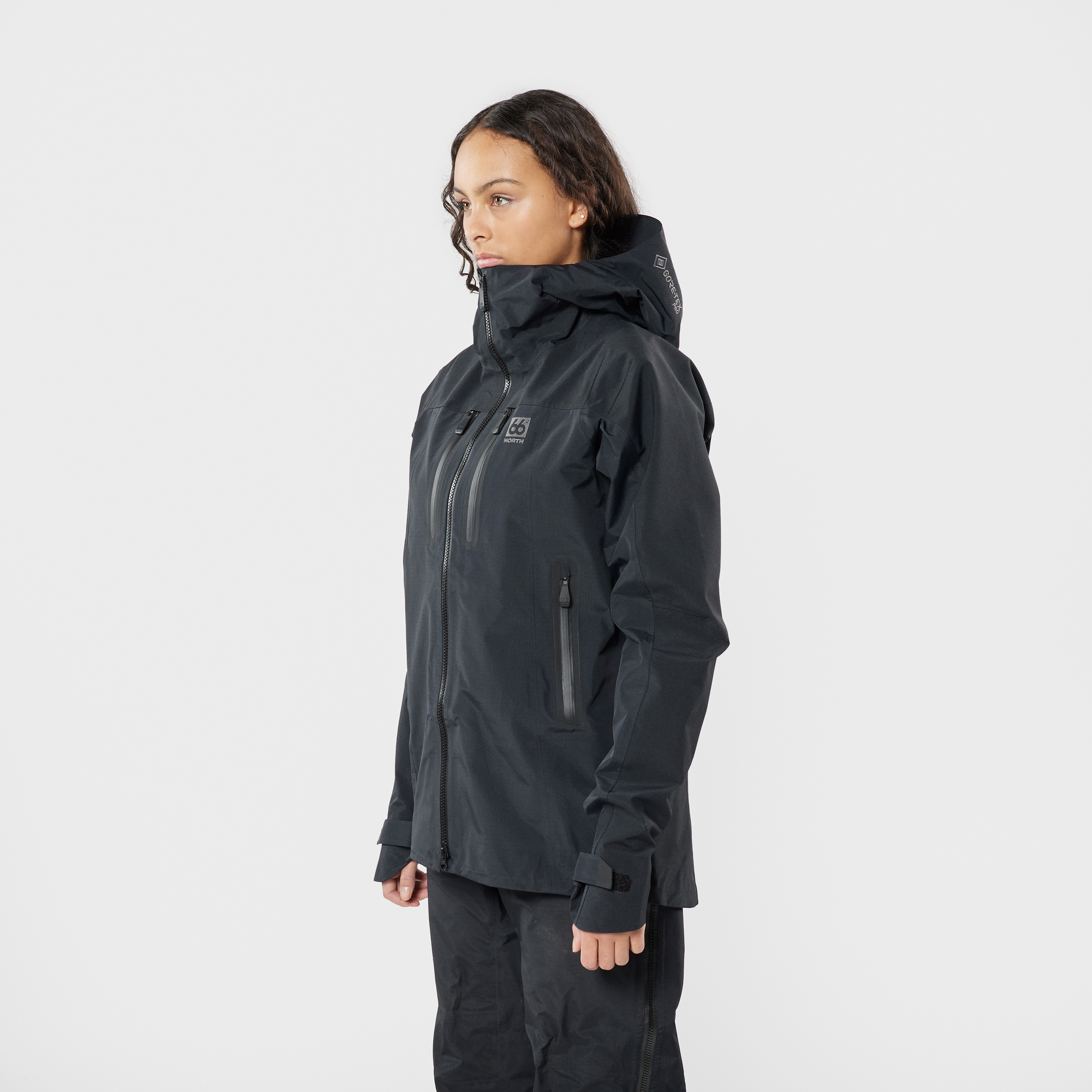 Women's Hornstrandir Gore-Tex Pro Jacket Black model-women