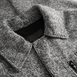 Vindur Fleece Lined Wool Coat Light Grey