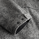Vindur Fleece Lined Wool Coat Light Grey