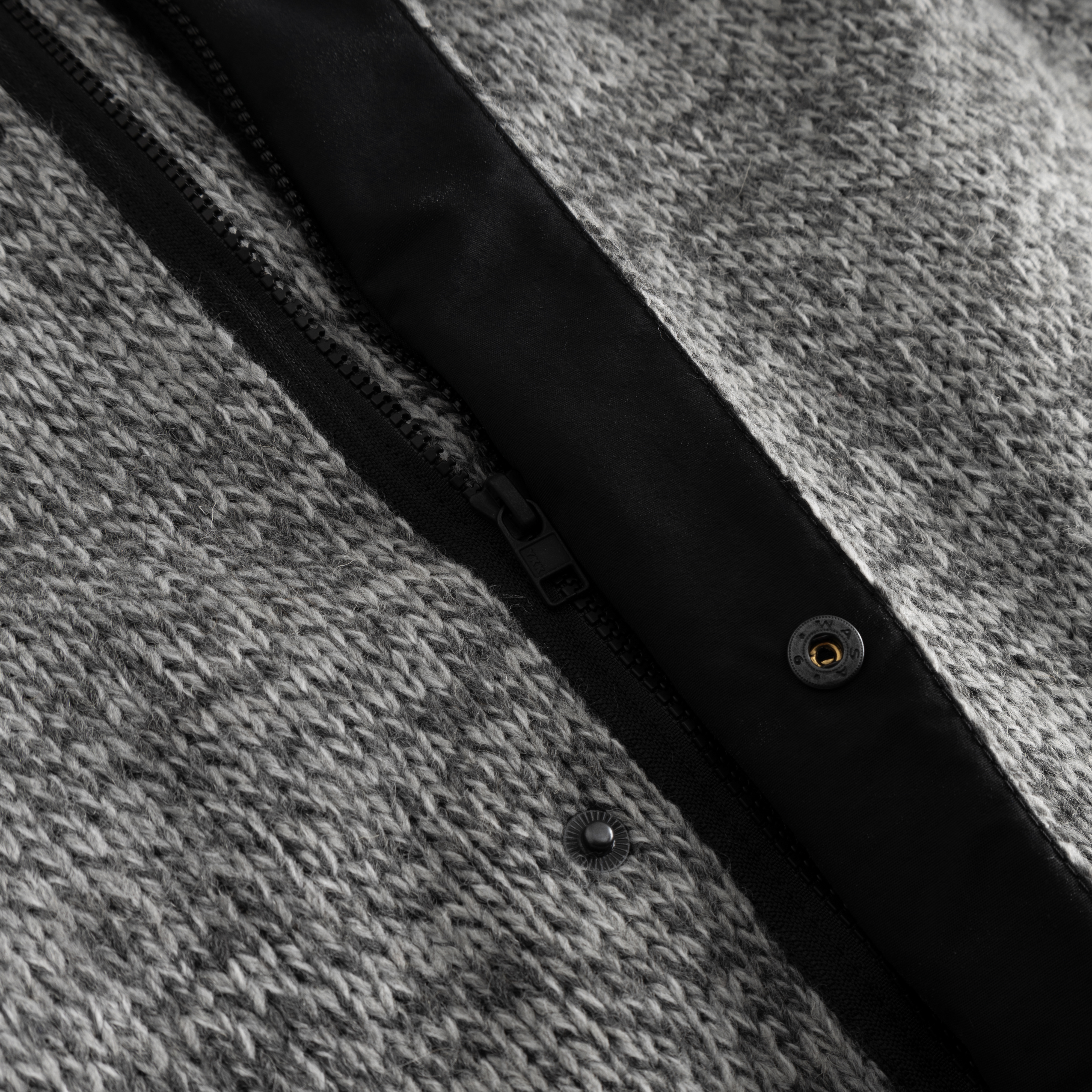 Vindur Fleece Lined Wool Coat Light Grey