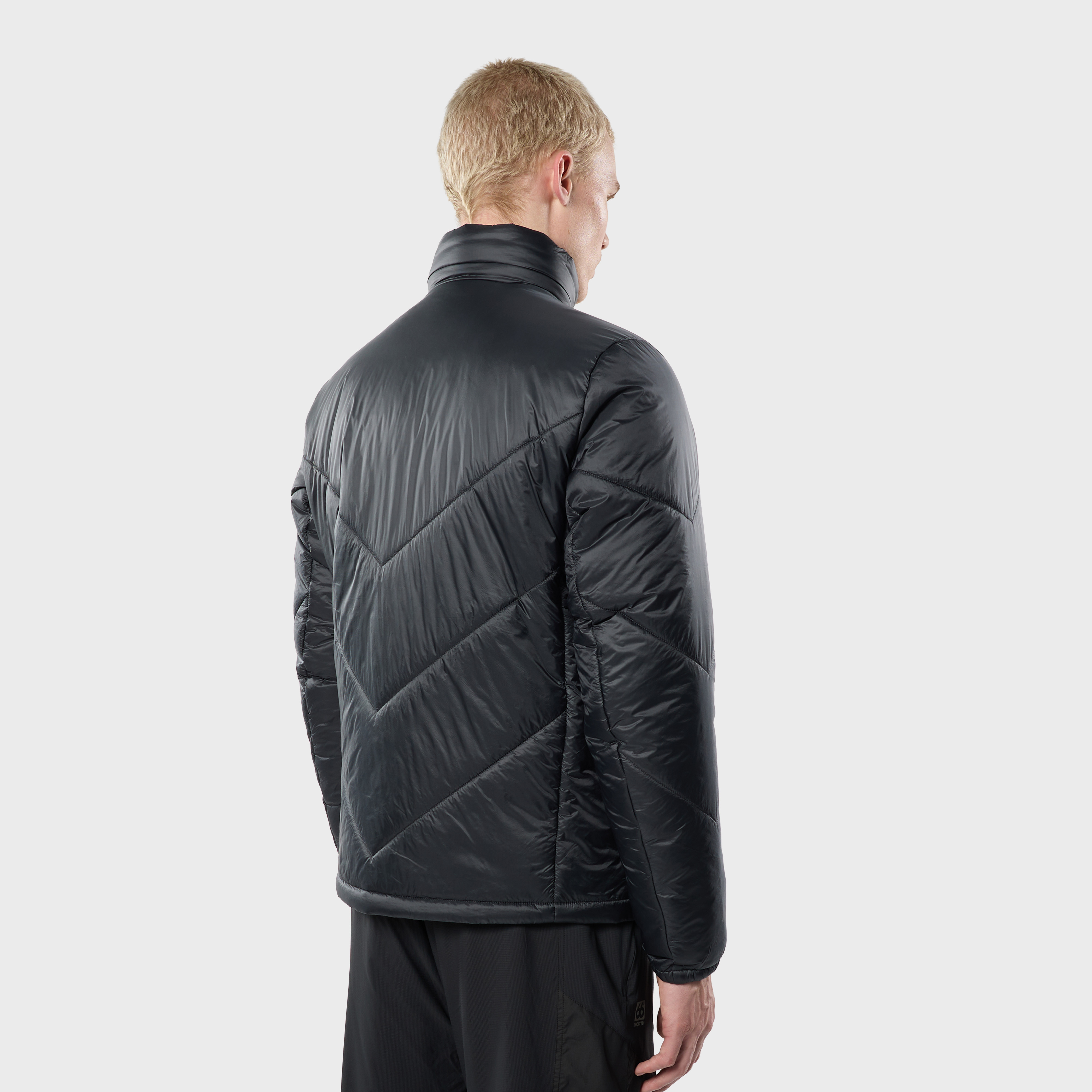 Men's Ljósufjöll High-Rise Jacket Black model-men
