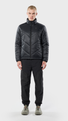 Men's Ljósufjöll High-Rise Jacket Black model-men