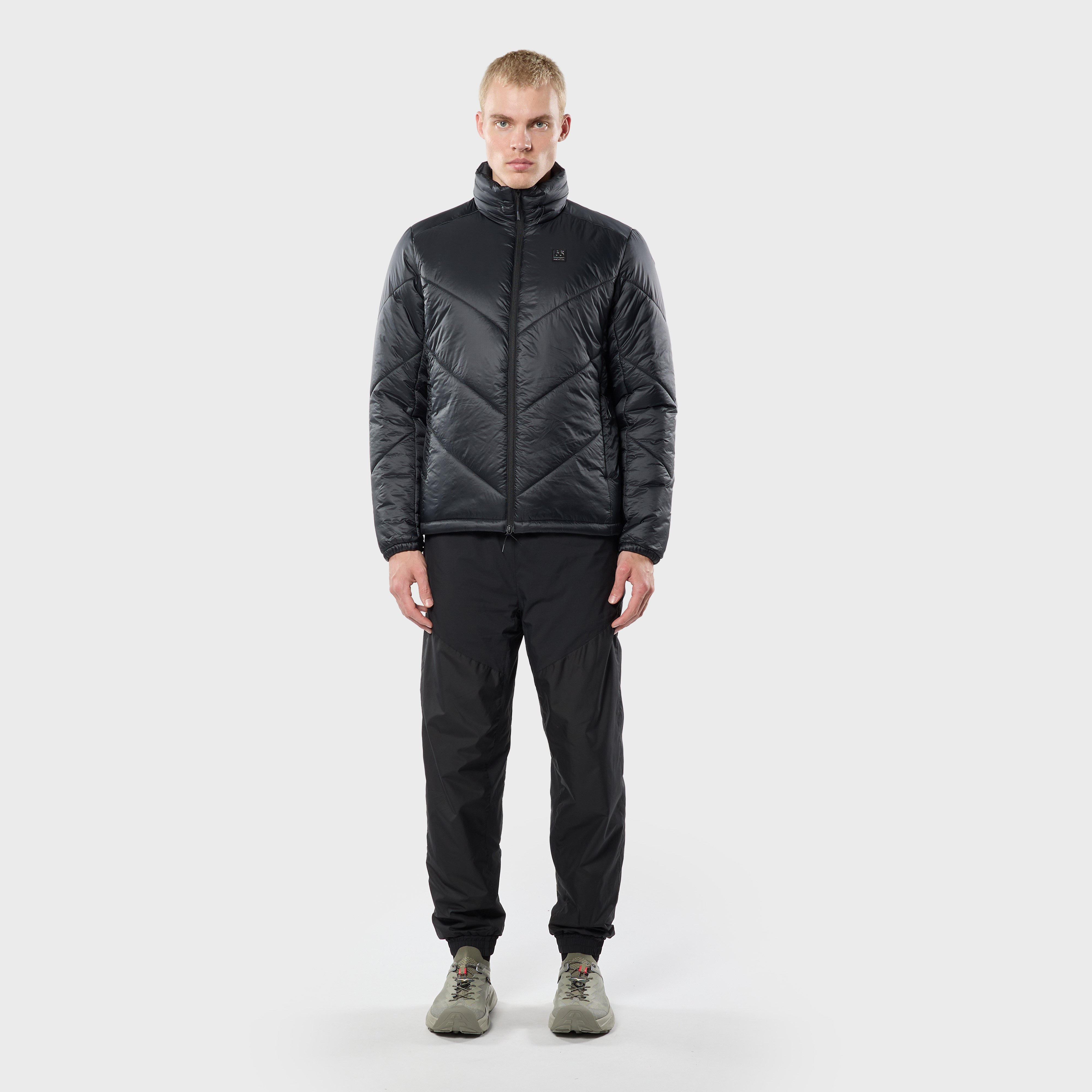 Men's Ljósufjöll High-Rise Jacket Black model-men