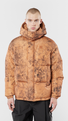 Dyngja Down Jacket Fisherman Print