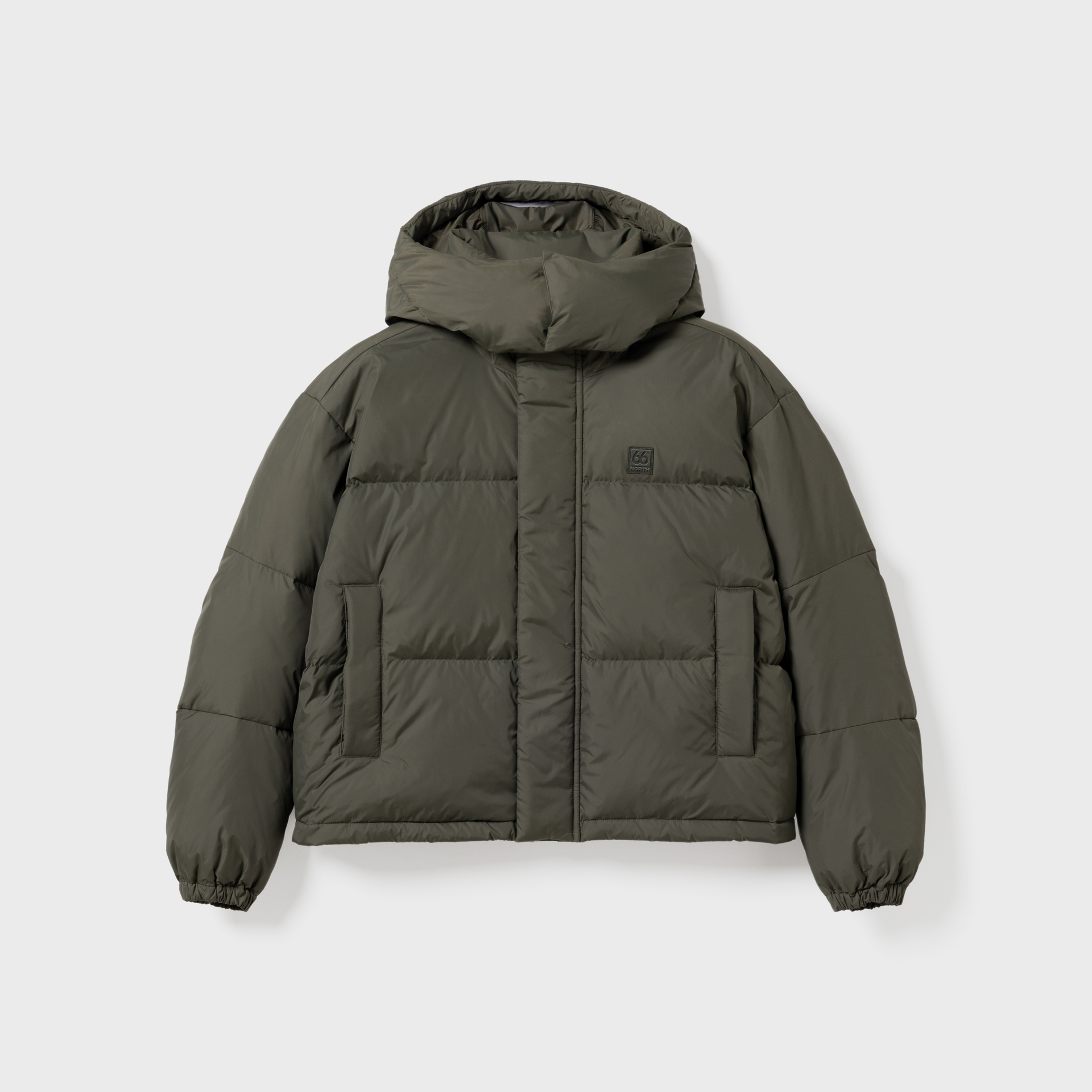 Women - Women's Dyngja Down Cropped Jacket - Dark Glacial Clay