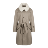 Sölvhóll trench coat Gravel