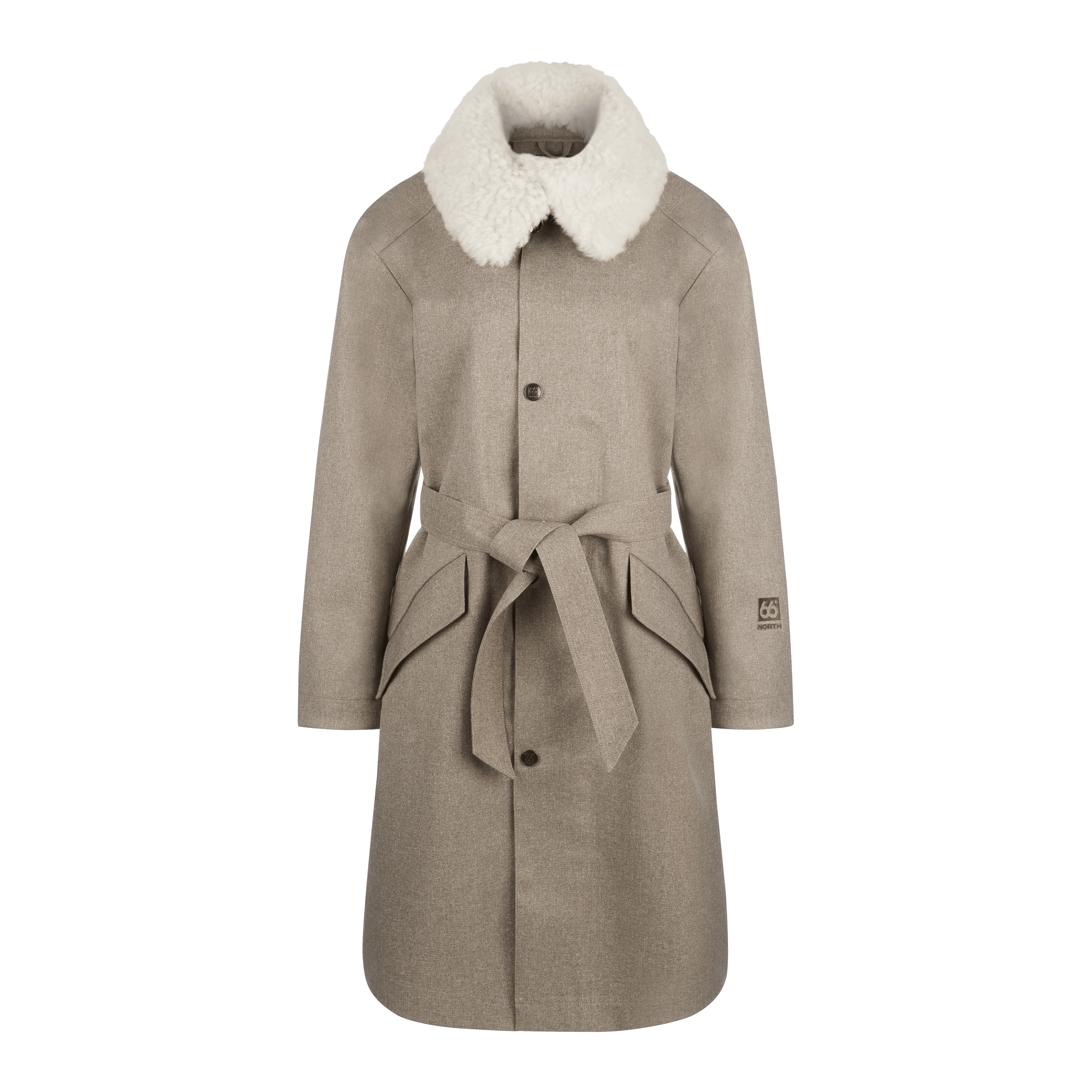 Sölvhóll trench coat Gravel