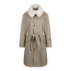 Sölvhóll trench coat Gravel