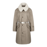 Sölvhóll trench coat Gravel