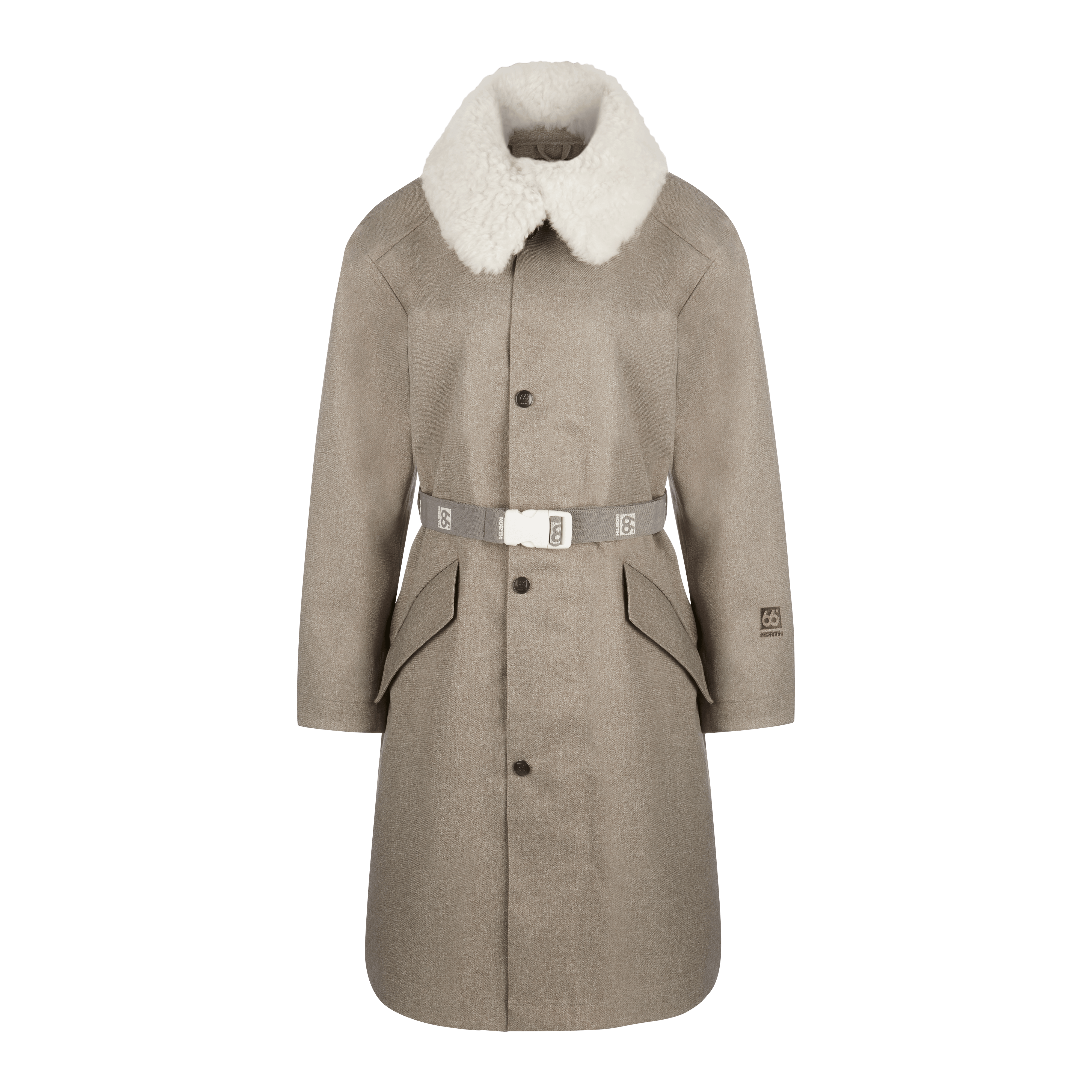 Sölvhóll trench coat Gravel
