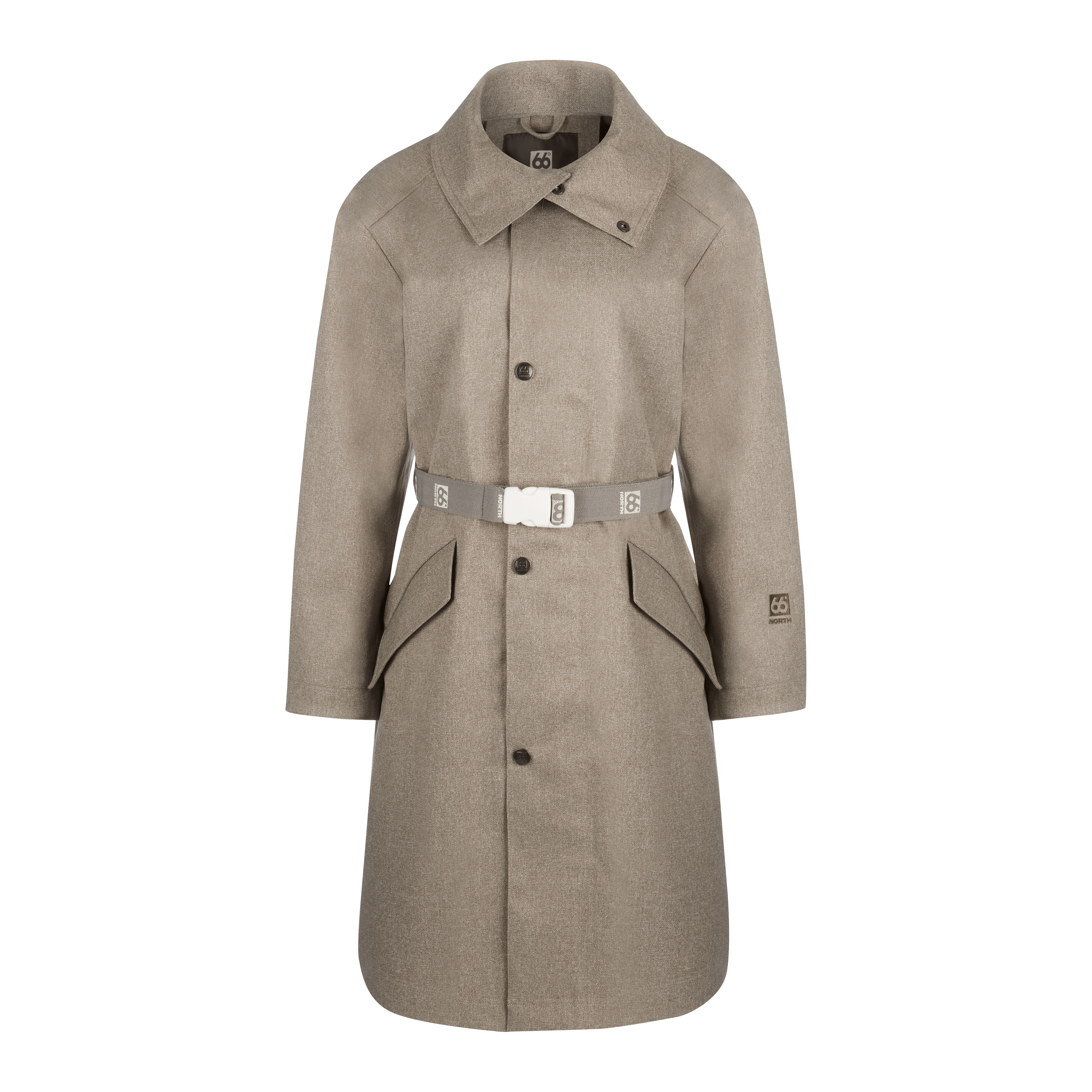 Sölvhóll trench coat Gravel