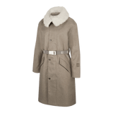 Sölvhóll trench coat Gravel