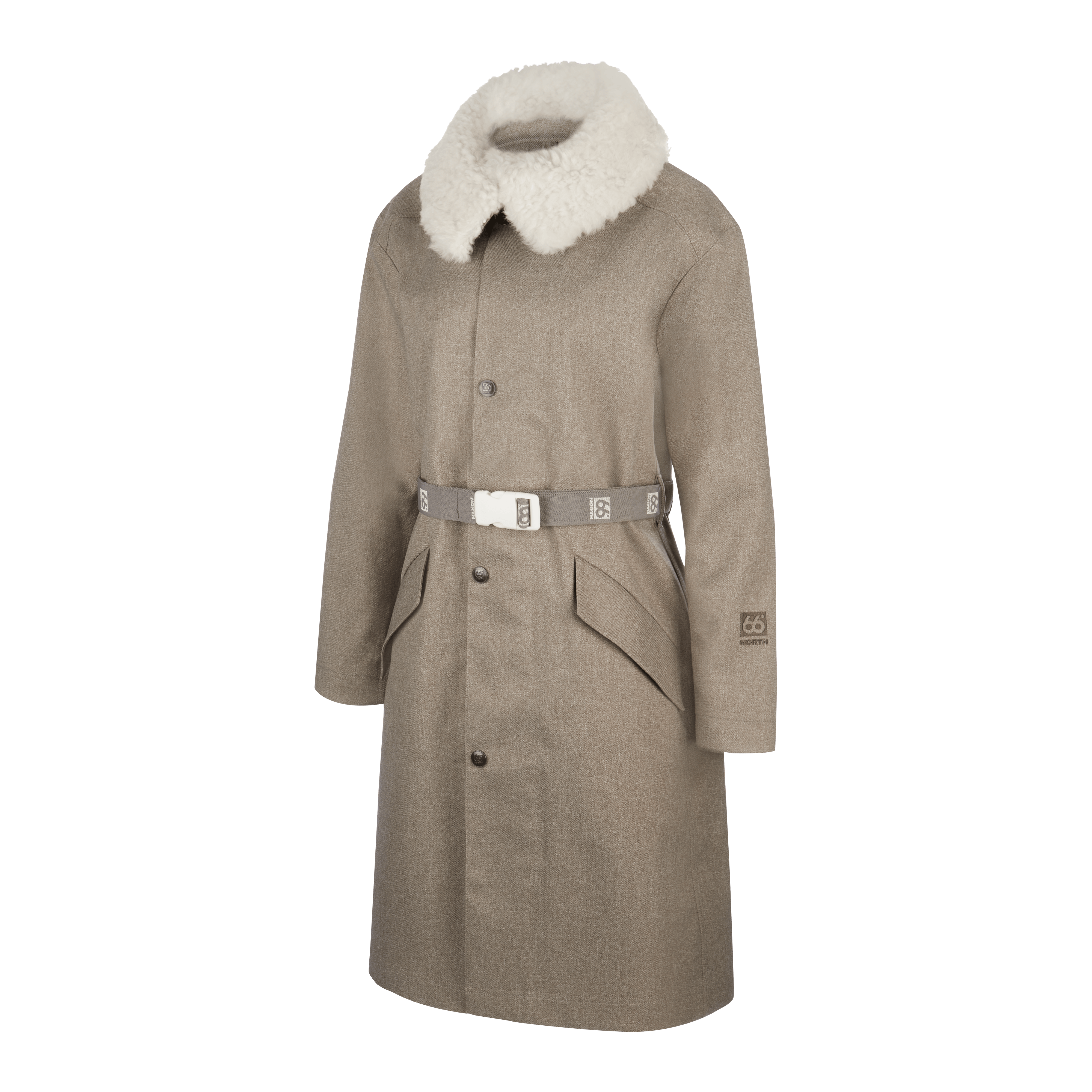 Sölvhóll trench coat Gravel
