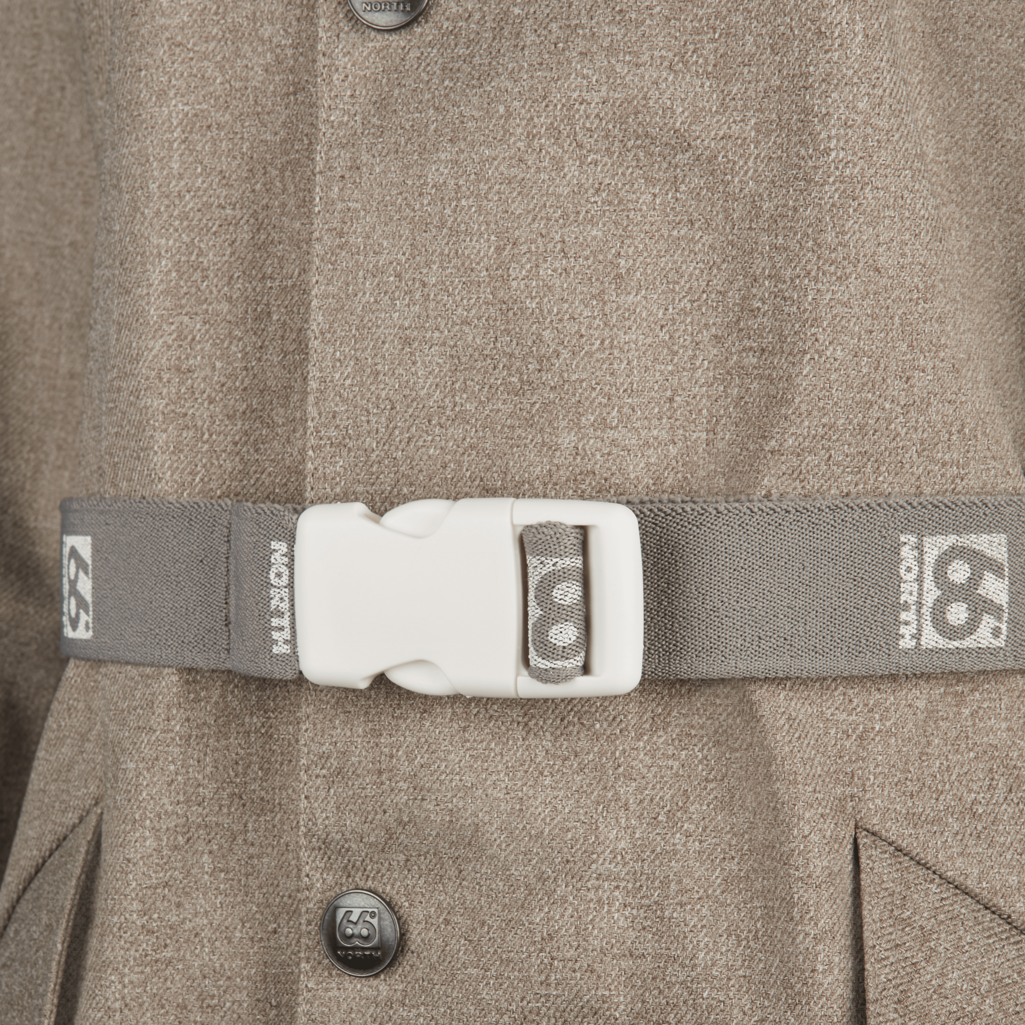 Sölvhóll trench coat Gravel