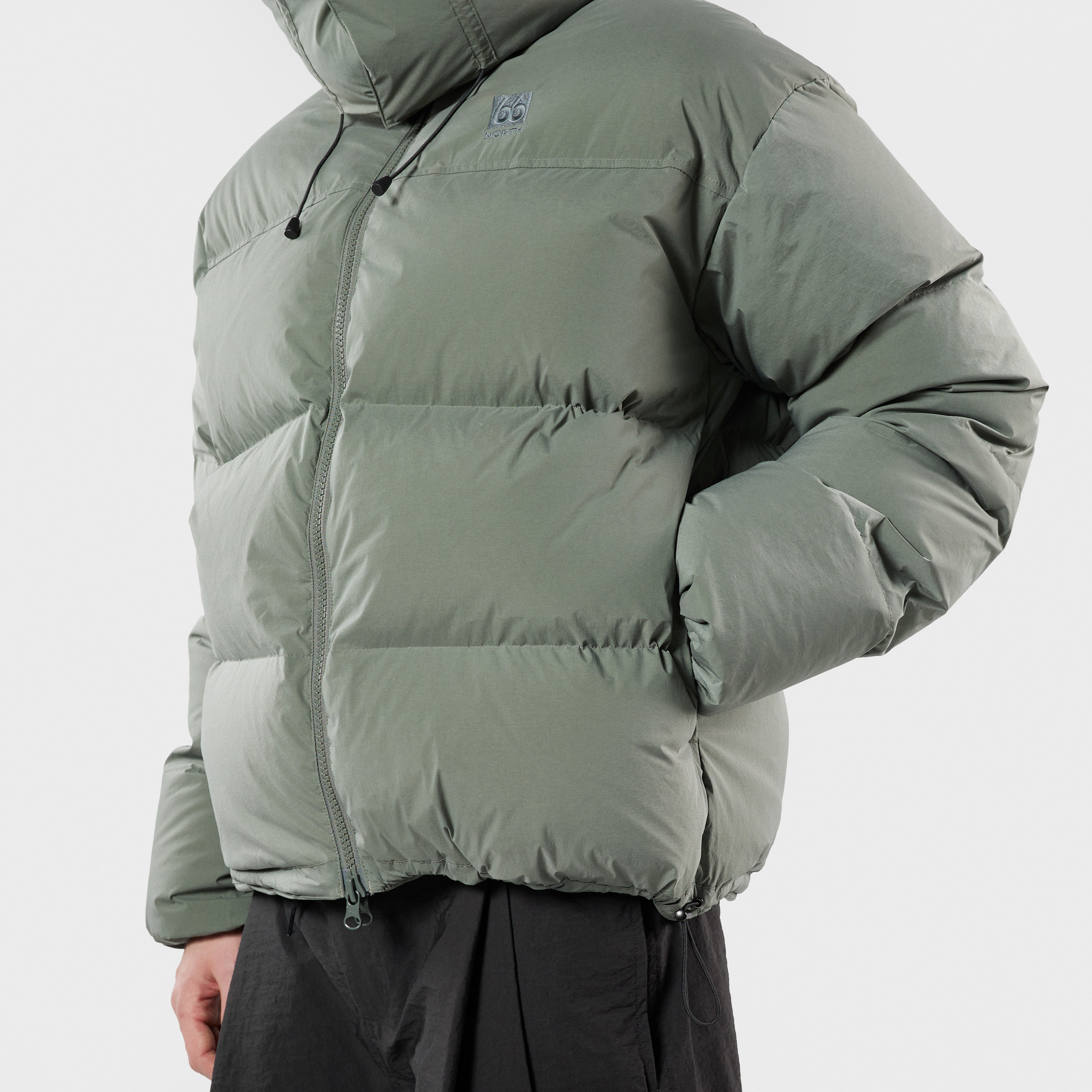 Men - Ægisíða Down Jacket - Glacial Clay – 66°North