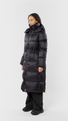 Women's Eldey Down Coat Dark Bay model-women