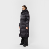 Women's Eldey Down Coat Dark Bay model-women