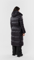 Women's Eldey Down Coat Dark Bay model-women