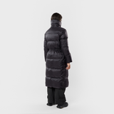 Women's Eldey Down Coat Dark Bay model-women