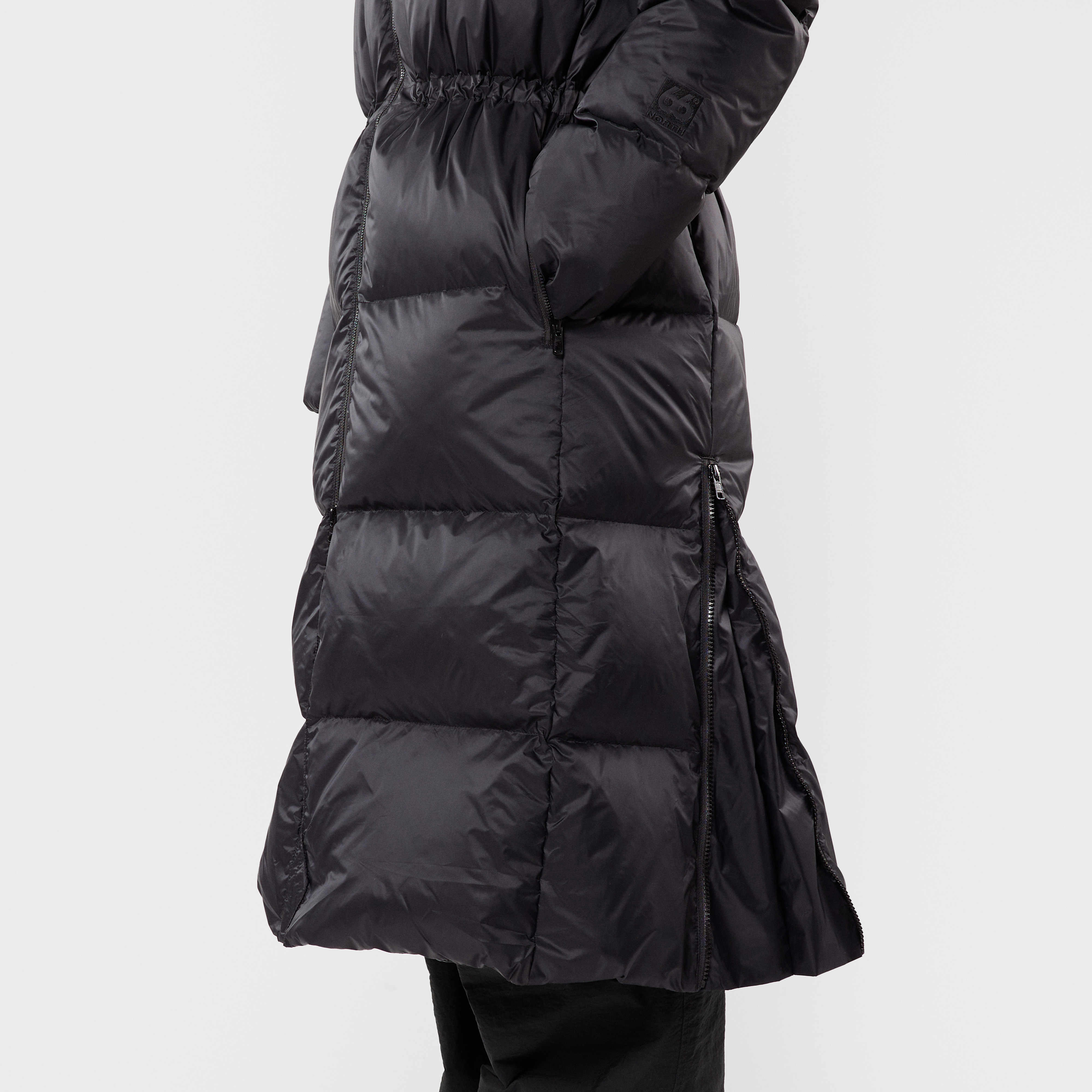 Women's Eldey Down Coat Dark Bay model-women