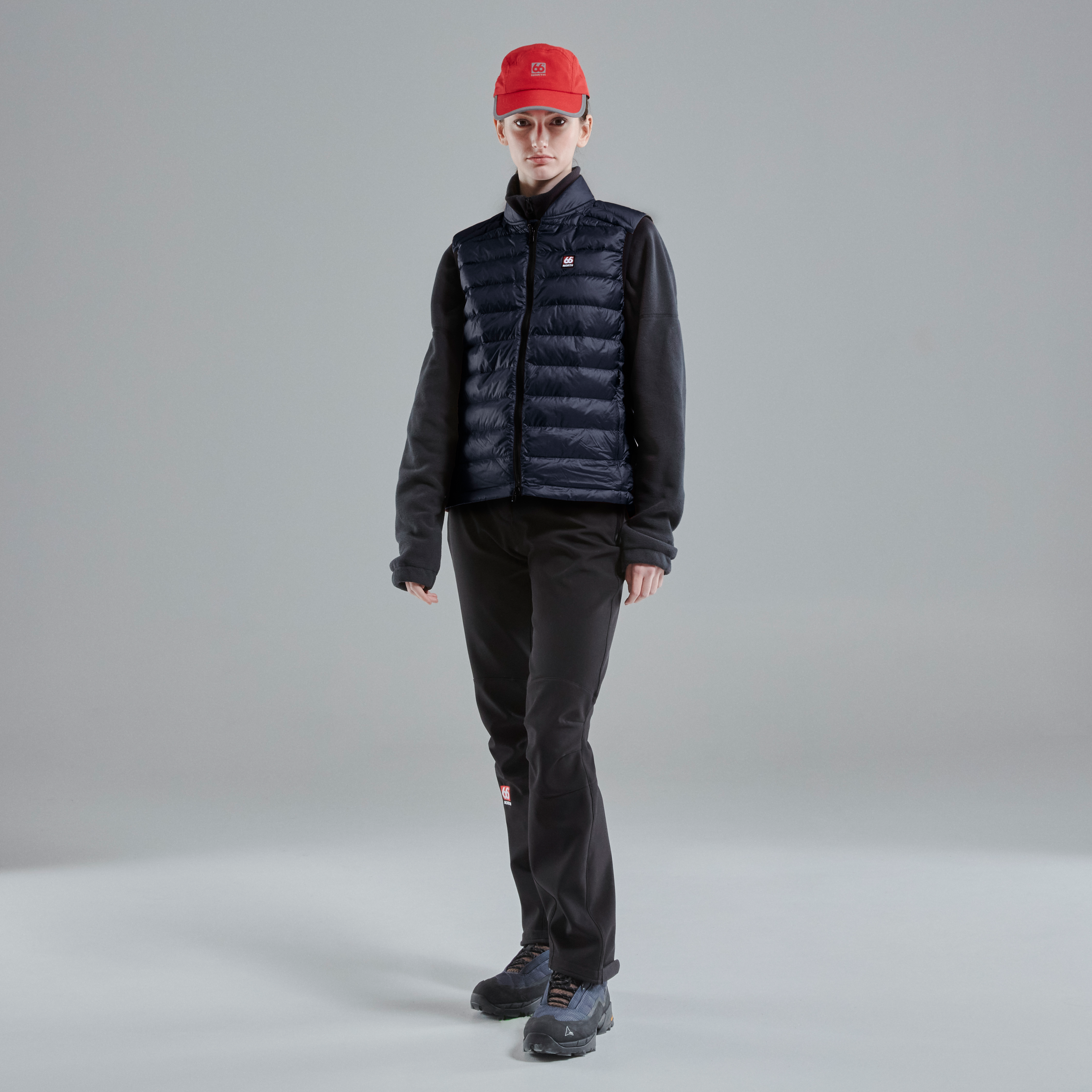 Keilir W Down Vest model-women
